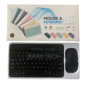Wireless Rechargeable Wire-Less Keyboard Mouse Combo for Pc Smart