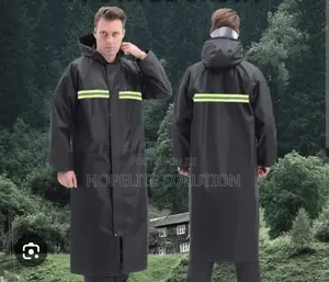 Heavy Duty Rain Coat With Hood