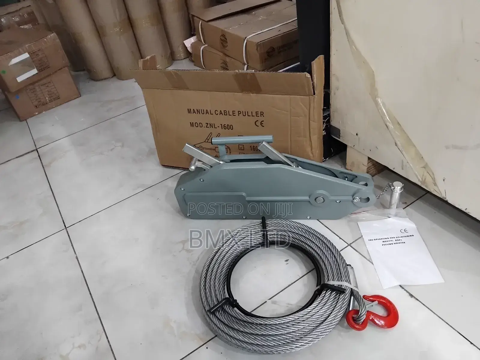 Professional Heavy Duty Manual Pulling Winch for Industrial Use