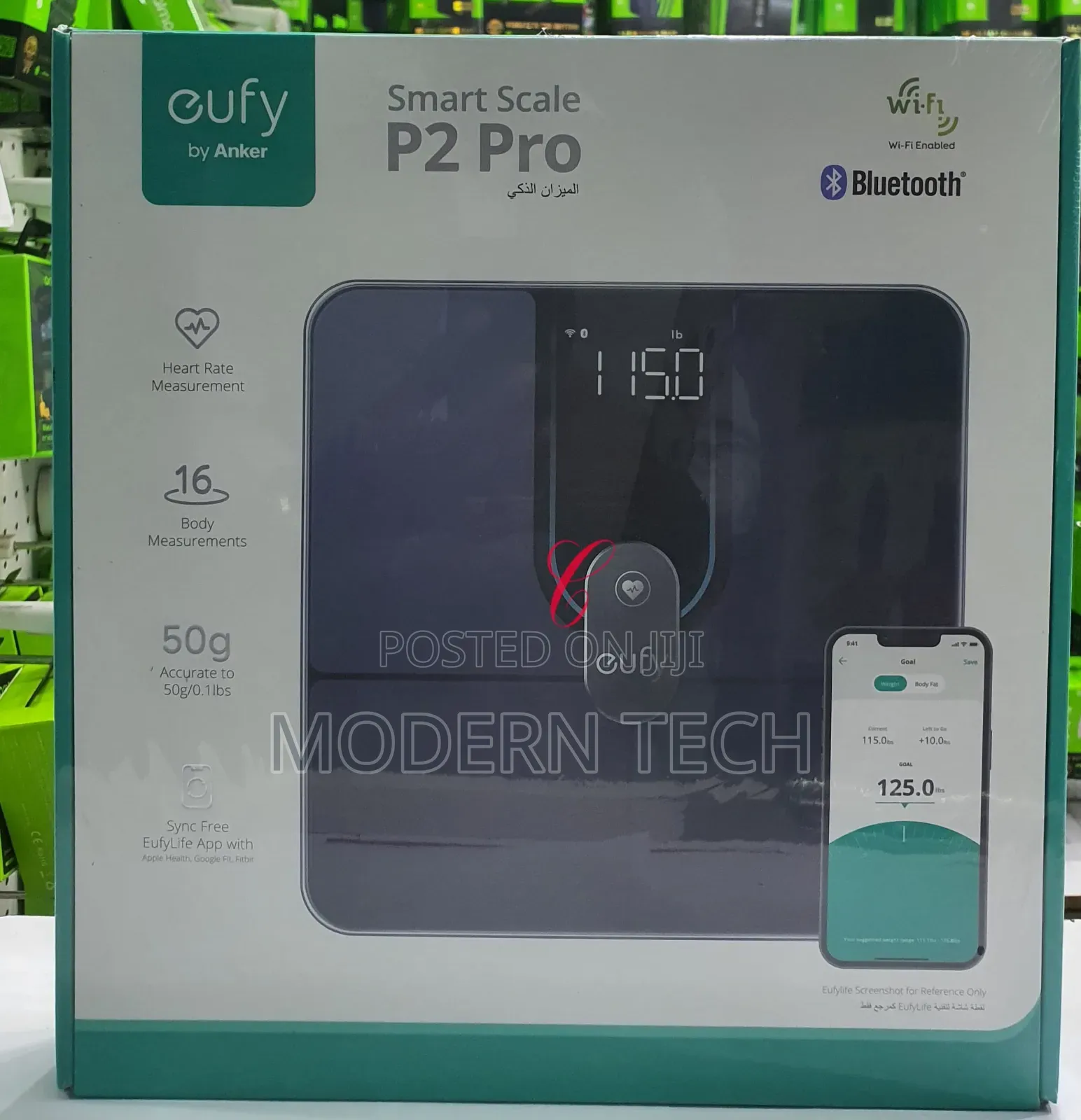 Anker Eufy P2 Pro Smart Scale, Wi-Fi and Bluetooth 