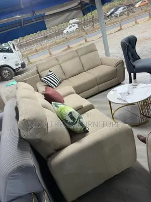 Artistic 5 Seater Modern Semi Recliner Sofa 3,2