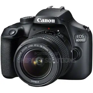Canon Eos 4000d DSLR Camera and Ef-S 18-55 Mm F/3.5-5.6 Iii Lens