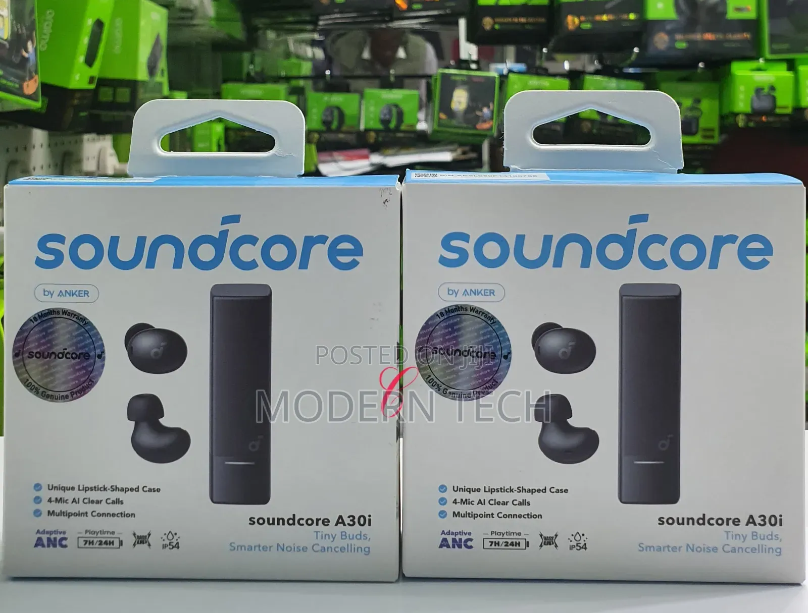 Anker Soundcore A30i Tiny Buds Noise Cancelling, Earbuds