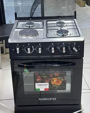 Globalstar 60×60 Jet 3+1 Standing Cooker – Black