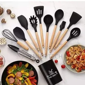 *12pc Silicone Spoons* 
 Colours: Black and Grey
