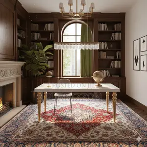 Luxury Gold Wedding Table With White MDF