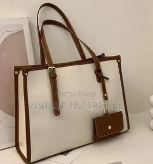 Tote Bag Black and Brown