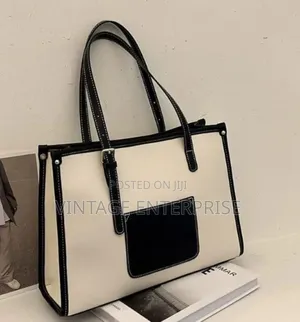 Tote Bag Black and Brown