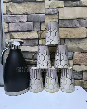 Unbreakable Flask +6 PCS Long Mugs