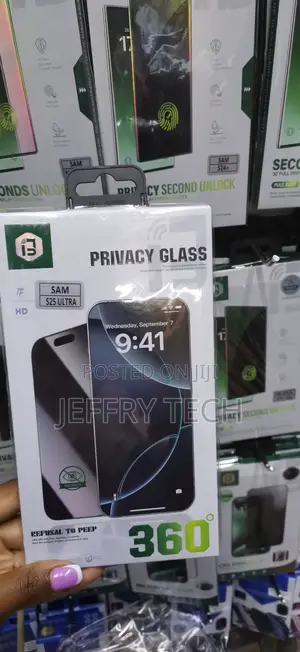 Scart Samsung Galaxy S25 Ultra Privacy Tempered Glass Screen Protector