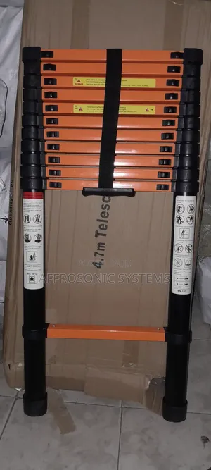 Coloured 15.42ft Single Telescopic Ladder