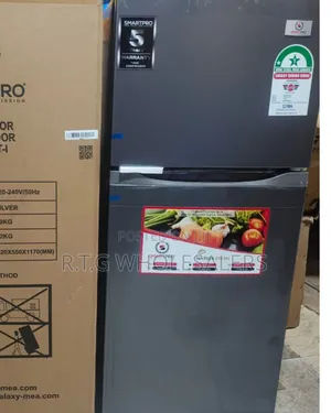 Smart Pro SFR-150-Dt-I Double Door Refrigerator 121l Silver