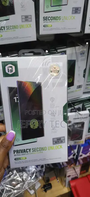 Saruk Privacy Samsung Note 10 Plus Full Glue Glass Screen Protector