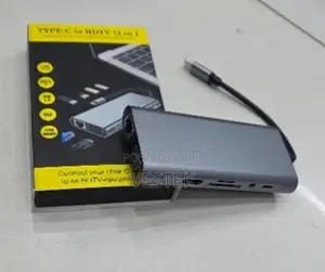 Usb 3.0 Type-C 11-in-1 Hub With for 2.0 Vga Rj45 Micro Sd Support