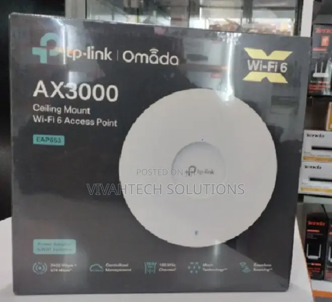Tp-Link Eap653 Ur Ax3000 Access Point-Ceiling Mount for Business