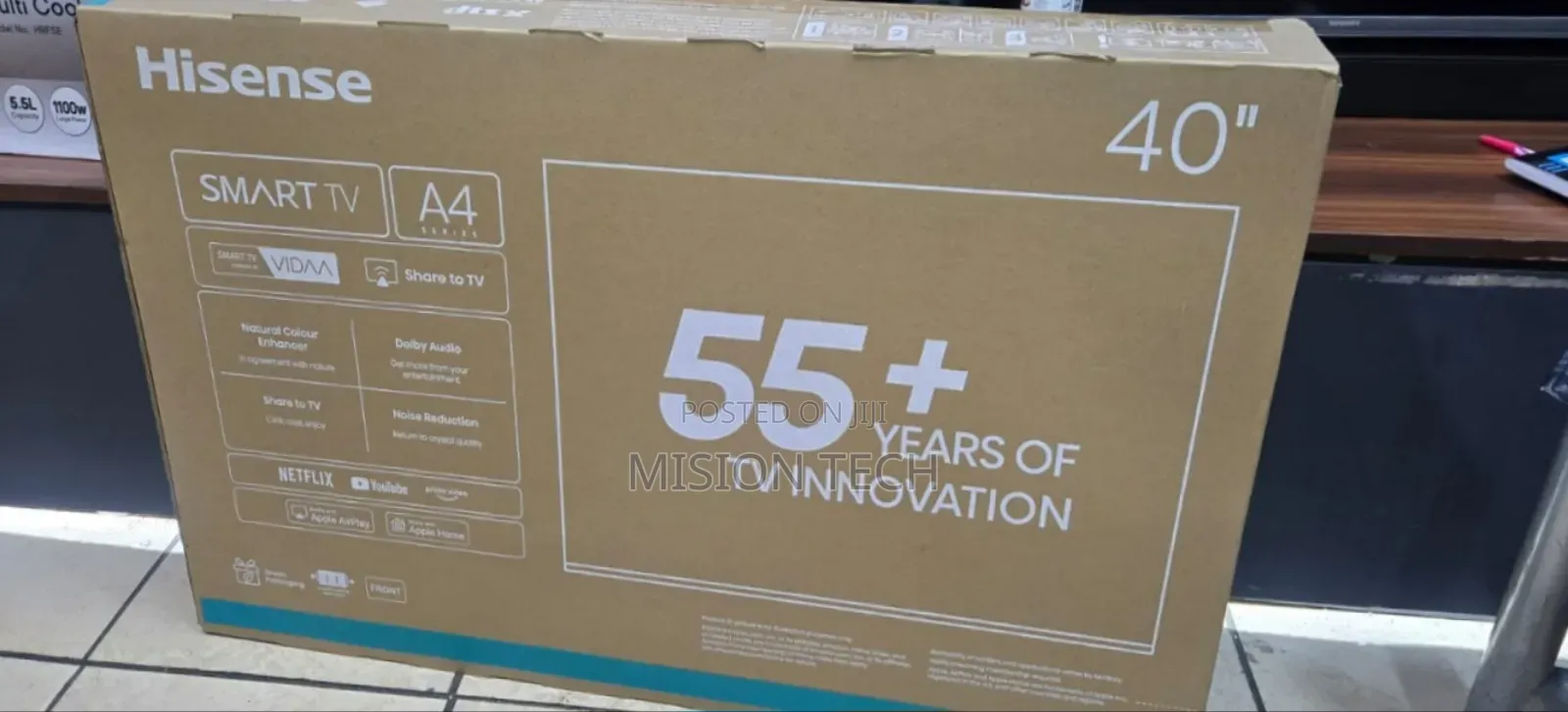 Hisense 40 Inch 40a4hken Smart Tv 
