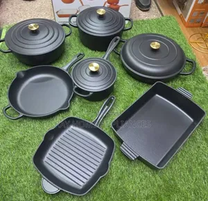 11 Pieces Heavy-Duty Die-Cast Cookware Sets