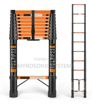 Coloured 3.5m Single Telescopic Ladder