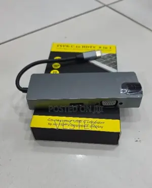 8 in 1 Type C Usb Hub Hdmi Vga Lan Usb3.0 Vga+Hdtv Type-C Adapter Sd