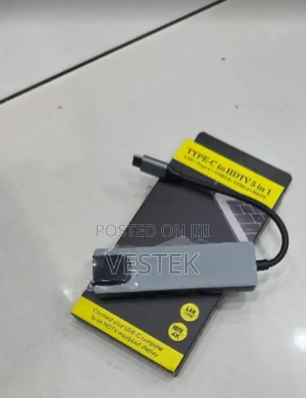Usb Type-C to 5-in-1 Usb C Adapter With Hdmi Ethernet