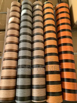 Decorative Veneer Fluted Wallpapers