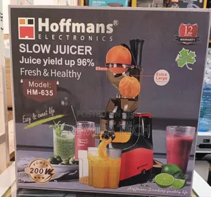 *Hoffmans Hm-635 Electronic Slow Juicer* .