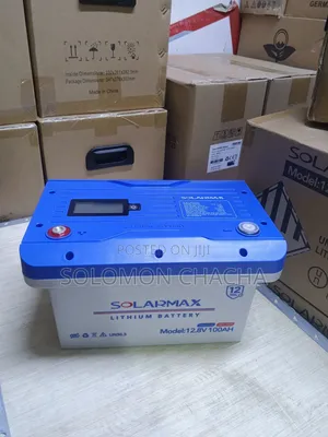 Solarmax 12.8v 100ah Lithium (Lifepo4) Battery