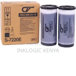 Riso S-7220e Black Ink for Riso Cv