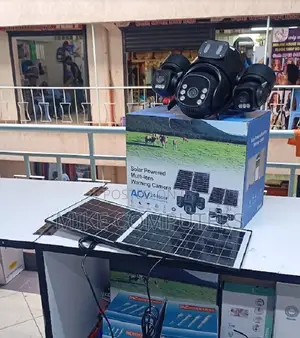 Hieasy 6mp Triple Lens Triple Screens CCTV Solar Camera