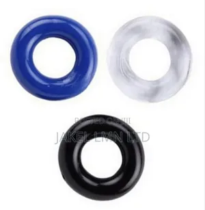Stay Hard 3 Male Rubber Delay Ejaculation Sex Toy Penis Ring