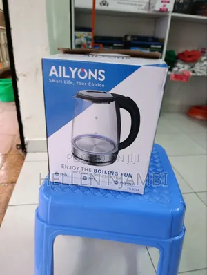 Ailyons 2.0l Electric Clear Glass Kettle