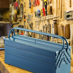 Empty Tool Box 5 Compartment 2 Extendable,1 Main