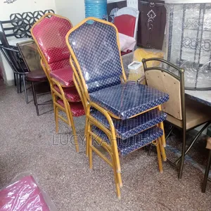 Conference Chairs Red and Blue With Power Coating Finish