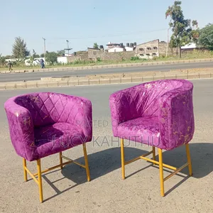 Spa Purple Chairs With Power Coating Finish