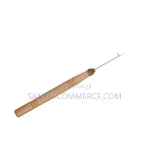 Wooden Handle Hook Crochet Needle