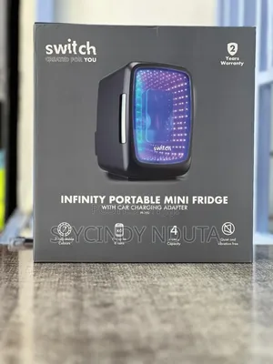 Switch Infinity Led Light Portable Mini Fridge
