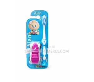 Kids Lion Toothbrush Toy Car Gift Set