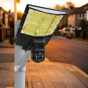 Waterproof 12mp 4g PTZ Multiple Lens Solar Camera Solar Street Light
