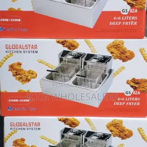 Globalstar 12l Commercial Double Deep Fryer With Dual Tanks