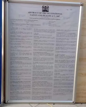Licence and Document Display for Offices and Shops A1 Snapper Frame