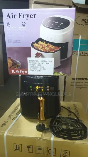 Nunix Air Fryer Oil Free With Digital Touch Screen 8l Af-8