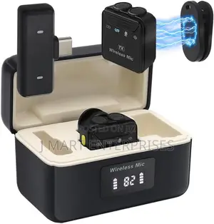 Lavalier Microphone Wireless; Plug Play Dual Wireless Microphone