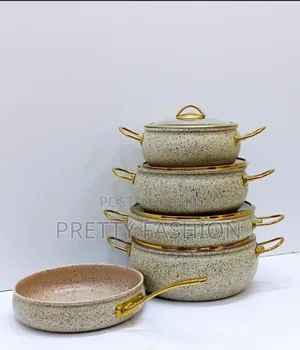 Amber Ray Vibe 9pcs Granite Cookware