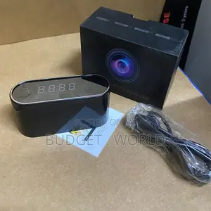 Round Alarm Clock Camera 1080p Wifi Hidden Security Cam
