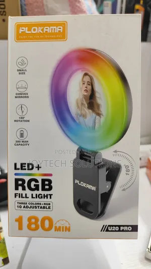 Plokama U20 Pro Led +Rgb Fill Light { 180 Min }