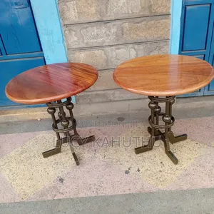 Restaurant Mahogany Table With Power Coating Finish