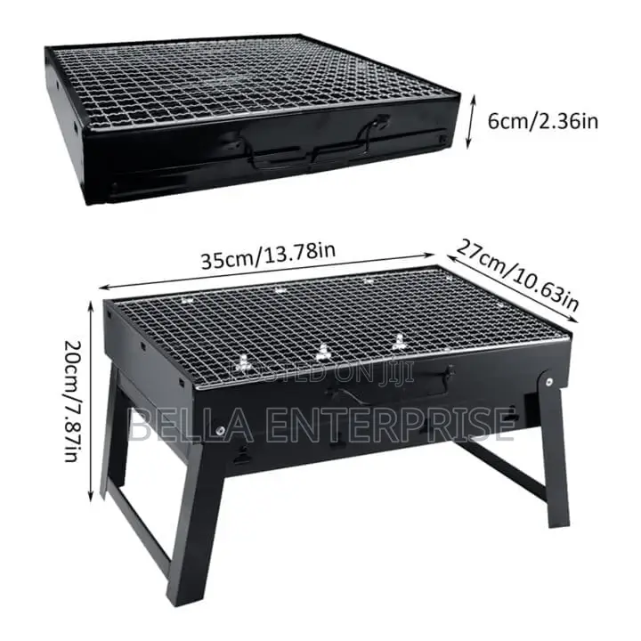Back in Stock Foldable Portable Barbecue Charcoal Grill Now Available
