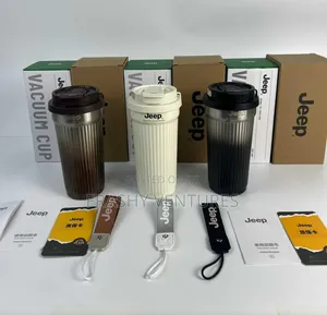 550ml Jeep Thermos Cup With Straw