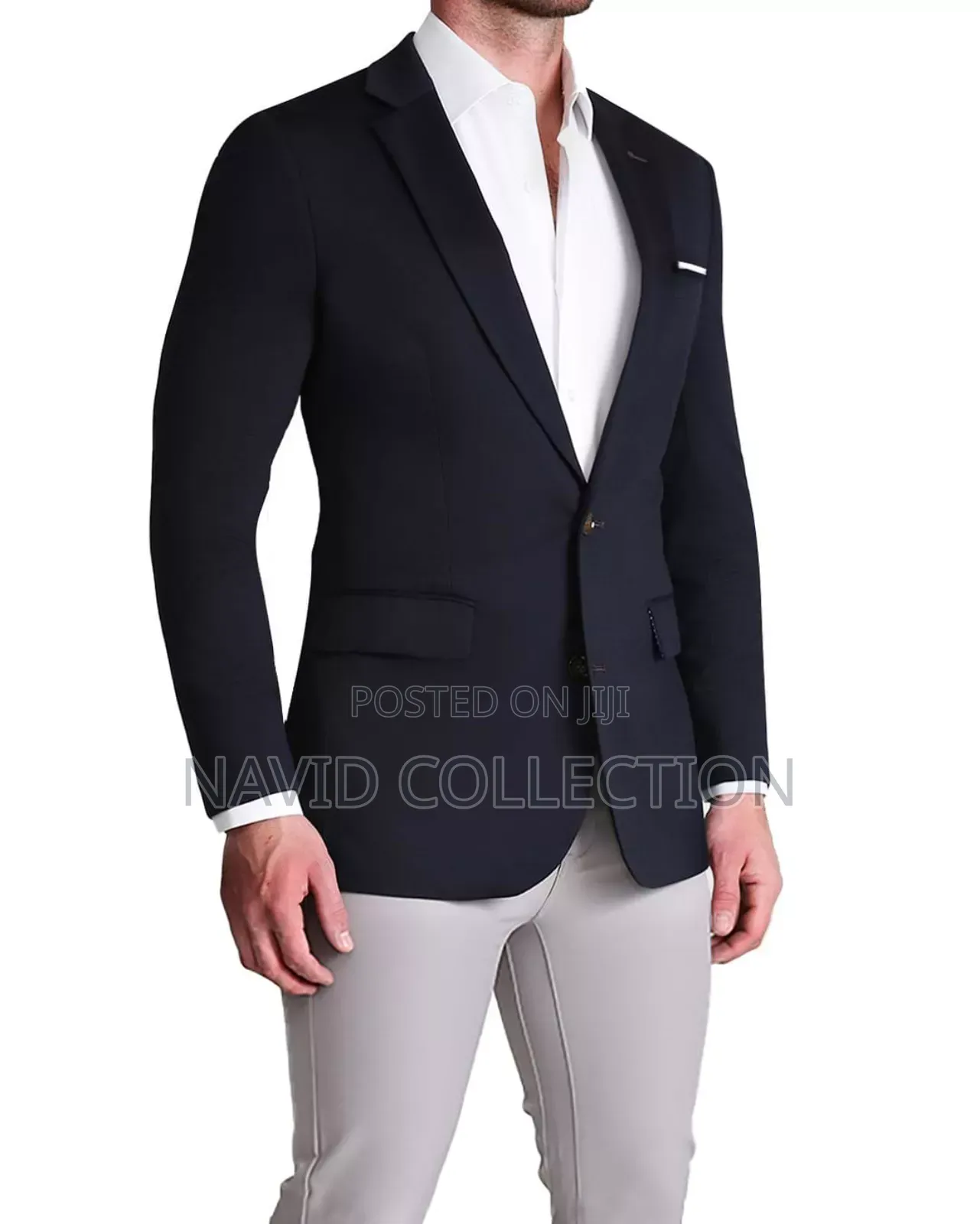 Fit Blazer Navy