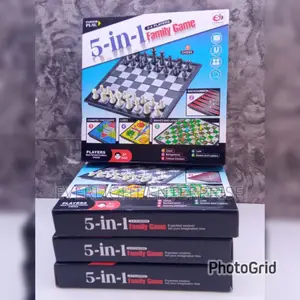 5 in 1 Family Board Game
